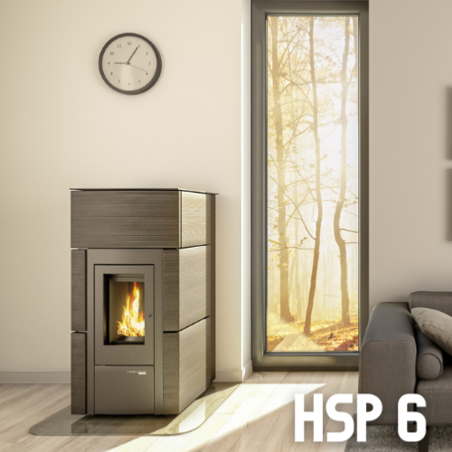 Poêle à granulés design